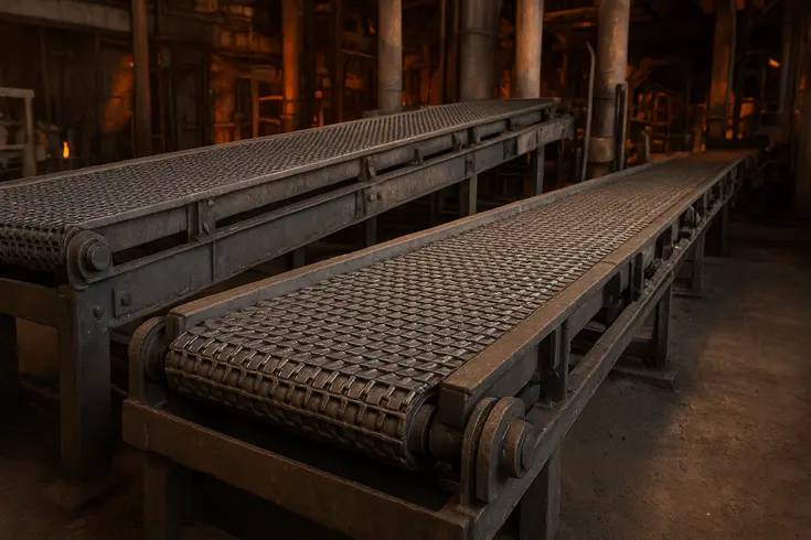 bandas metálicas industriales México — detalle técnico