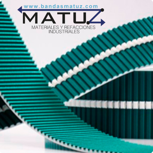 Bandas industriales dentadas