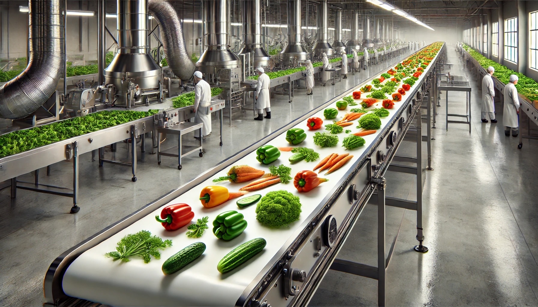 Bandas Transportadoras  Saniraria para Vegetales